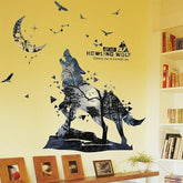 Howling Wolf Sticker | Wolf-Horde-wolf howling-